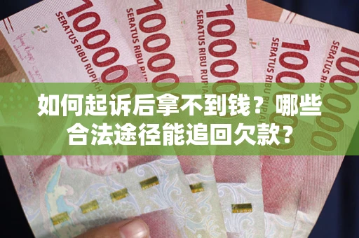武汉如何起诉后拿不到钱？哪些合法途径能追回欠款？