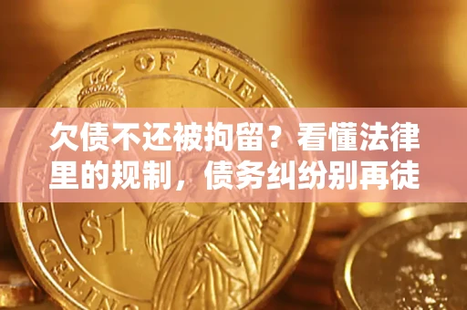 武汉欠债不还被拘留？看懂法律里的规制，债务纠纷别再徒劳奔波