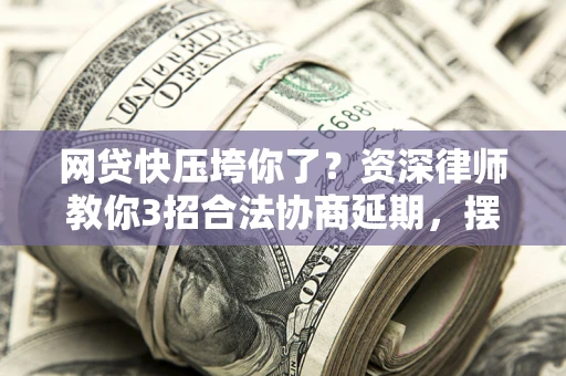 武汉网贷快压垮你了？资深律师教你3招合法协商延期，摆脱暴力催收！
