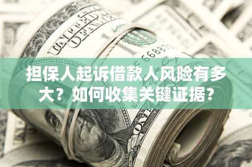 武汉担保人起诉借款人风险有多大？如何收集关键证据？