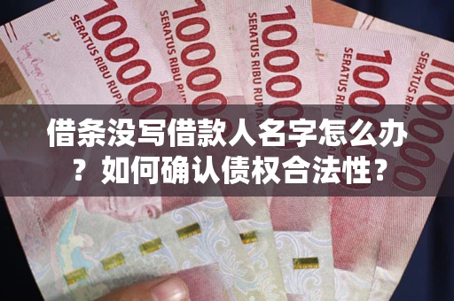 武汉借条没写借款人名字怎么办？如何确认债权合法性？