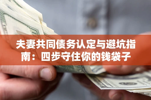 武汉夫妻共同债务认定与避坑指南：四步守住你的钱袋子