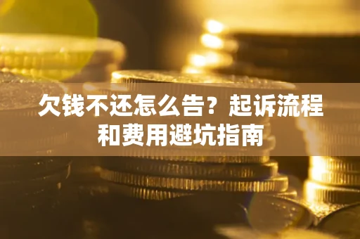 武汉欠钱不还怎么告?起诉流程和费用避坑指南 武汉欠钱不还怎么告?起诉流程和费用避坑指南