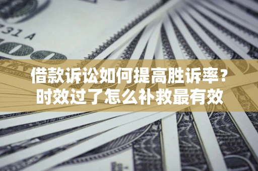 武汉借款诉讼如何提高胜诉率？时效过了怎么补救最有效