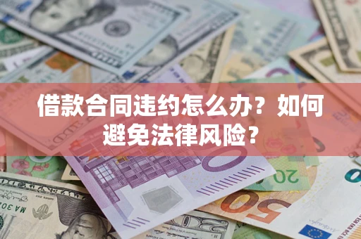 武汉借款合同违约怎么办？如何避免法律风险？
