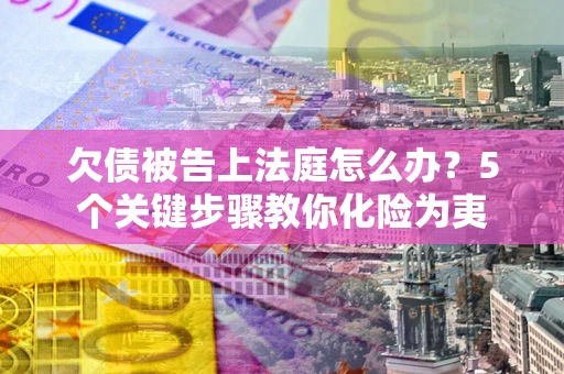 武汉欠债被告上法庭怎么办？5个关键步骤教你化险为夷